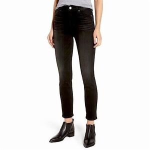 Hudson Jeans | Holly High Rise Skinny Crop in Black Womens Size 6 | stretchy